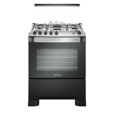 Fogão 5 Bocas Com Acendimento Automático Mueller Decorato G3 - Preto Fosco