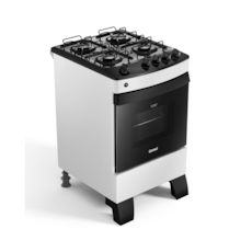 Fogão Consul 4 Bocas com Acendimento Automático CF04ZAB - Branco  Fogão Consul 4 Bocas com Acendimento Automático CF04ZAB - Branco