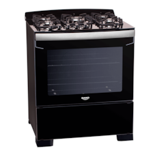 Fogão Dako 5 Bocas Com Acendimento Automático Diplomata - Preto Fogão Dako 5 Bocas Com Acendimento Automático Diplomata - Preto
