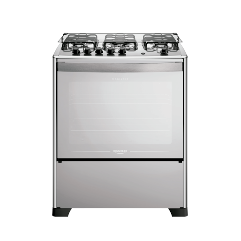 Fogão Dako 5 Bocas Com Acendimento Automático Magister Mesa Inox - Espelhado