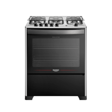 Fogão Dako 5 Bocas Com Acendimento Automático Magister Mesa Inox - Preto 