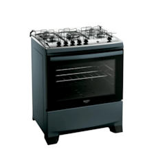 Fogão Dako 5 Bocas com Acendimento Automático Supreme Tripla Chama - Titanium