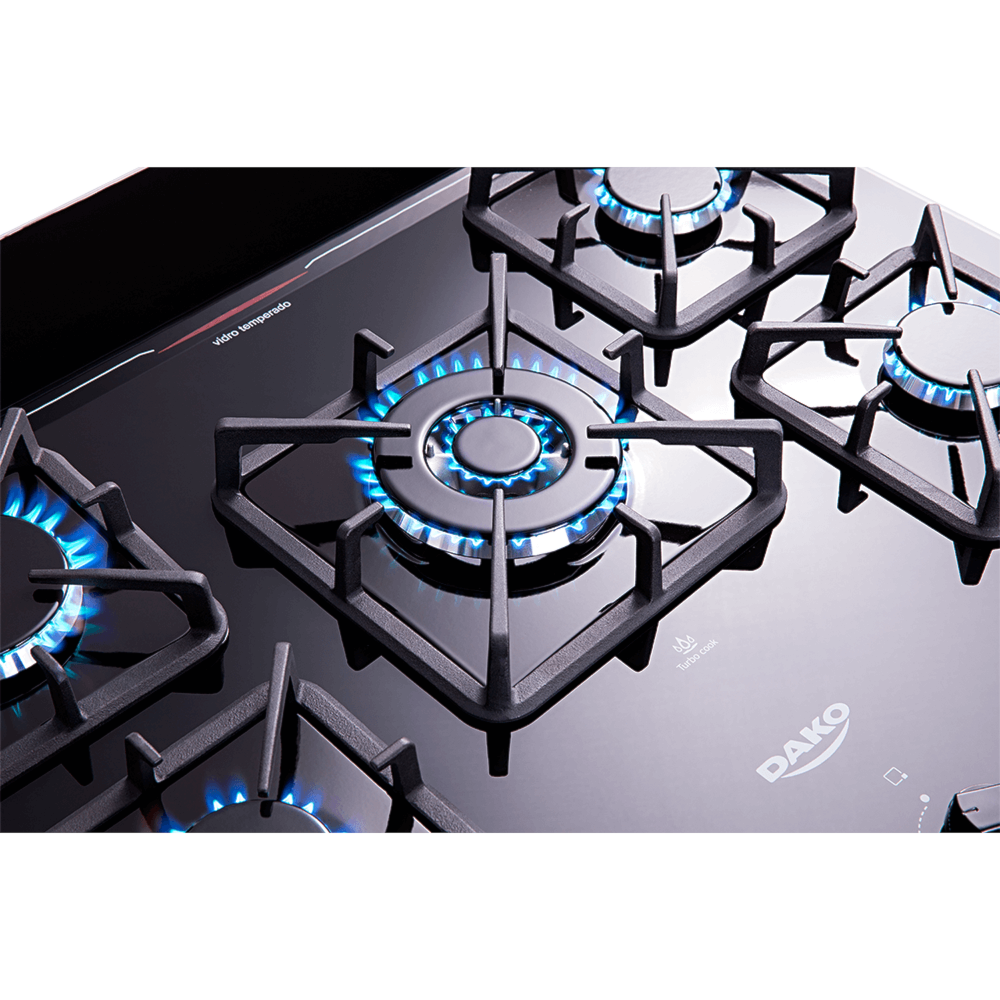 Fogão Dako 5 Bocas Diplomata Preto Martinello