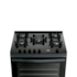 Fogão Dako 5 Bocas Supreme Timer Glass - Titanium