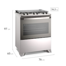 Fogão Electrolux 5 Bocas com Acendimento Automático FE5IG - Prata