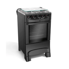 Fogão Mueller 4 Bocas Com Acendimento Automático MFI4BB - Preto Fosco