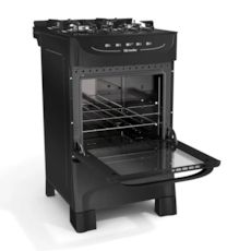 Fogão Mueller 4 Bocas Com Acendimento Automático MFV4BB - Preto Fogão Mueller 4 Bocas Com Acendimento Automático MFV4BB - Preto