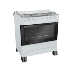 Fogão Mueller 5 Bocas Com Acendimento Automático Branco - MFI5BB