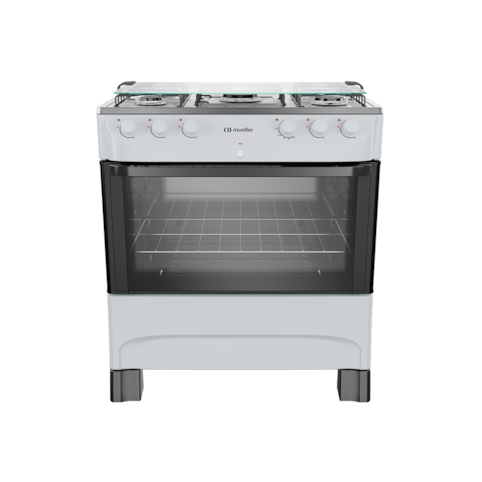 Fogão Mueller 5 Bocas Com Acendimento Automático Branco - MFI5BB