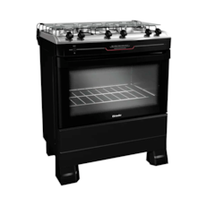 Fogão Mueller 5 Bocas Com Acendimento Automático MFI5BF - Preto Fosco