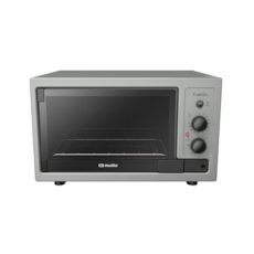 Forno Elétrico de bancada Mueller Fratello Com Timer - Titânio 44 Litros 110V Forno Elétrico de bancada Mueller Fratello Com Timer - Titânio 44 Litros 110V