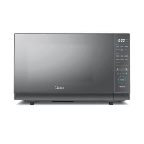 Forno Micro-Ondas Midea 35L MHP35P1 Prata Espelhado - 220V 
