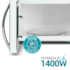 Forno Micro-Ondas Philco 33L PMO38E - Branco/Espelhado 110V
