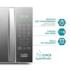 Forno Micro-Ondas Philco 42L Jumbo PMO42EB - Espelhado 110V