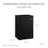 Freezer Horizontal Midea 100L MDRC151 - Preto 