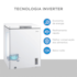 Freezer Horizontal Midea 142L MDRC207 - Bivolt