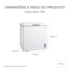 Freezer Horizontal Midea 198L MDRC280 - Bivolt