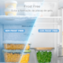 Freezer Vertical Midea 312L MDRUD427FFA463 Inverter Frost Free - Inox Bivolt