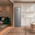 Freezer Vertical Midea 312L MDRUD427FFA463 Inverter Frost Free - Inox Bivolt
