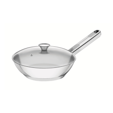 Frigideira Inox Tramontina Allegra com Tampa de Vidro - 62666244