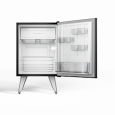Frigobar Brastemp Retrô 76L BRA08HE - Preto 110V Frigobar Brastemp Retrô 76L BRA08HE - Preto 110V