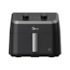 Fritadeira Elétrica Midea Air Fryer FWM85P1 Widemax 8,5L - Preto 110V