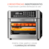 Fritadeira Elétrica Mondial Air Fryer AFO-25L-BI - Preto/Inox 110V