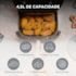 Fritadeira Midea Air Fryer Midemax FWM45P1 4,5L - Preto 110V