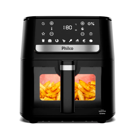 Fritadeira Philco Air Fryer PAF95A 9,5L - Preto 110V