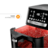 Fritadeira Philco Air Fryer PAF95A 9,5L - Preto 110V