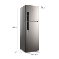Geladeira/Refrigerador Electrolux 400L TF44S Autosense - Inox 110V 