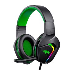 Headset Gamer Viper Pro RGB Naja - VI404 Preto/Verde Naja