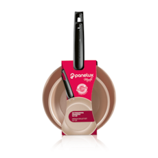 Jogo de Frigideiras Panelux Francesa 3 Peças - 2409 Grafite Jogo de Frigideiras Panelux Francesa 3 Peças - 2409 Grafite