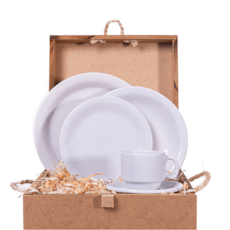Jogo de Jantar Porcelarte 20 Peças Baú - Pigmentado Sortido Jogo de Jantar Porcelarte 20 Peças Baú - Pigmentado Sortido
