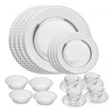 Jogo de Jantar Wolff 20 Peças Pearl - 21260 Jogo de Jantar Wolff 20 Peças Pearl - 21260