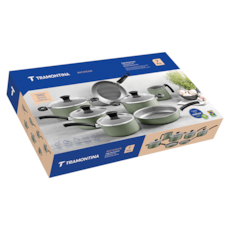Jogo de Panelas Tramontina 7 Peças Michigan - Verde