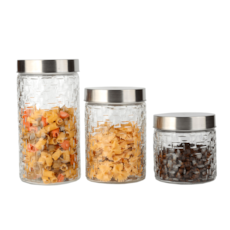 Jogo de Potes Class Home 3 Peças Casual - 1784 Jogo de Potes Class Home 3 Peças Casual - 1784