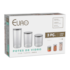 Jogo de Potes Euro 3 Peças Slin Com Tampa Inox - 6866