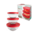 Jogo de Potes Euro Home 3 Peças VDR7093 - Vermelho