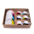 Jogo de Xícaras Porcelarte 12 Peças - Colorido