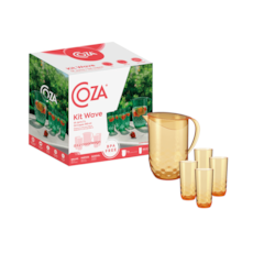 Jogo Jarra com Copos Coza 5 Peças Wave - 99429/4528 LJF