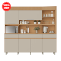 Kit Nesher Realeza 6 Portas e 3 Gavetas 500972 ...