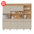 Kit Nesher Realeza 6 Portas e 3 Gavetas 500972 - Carvalho/Greige
