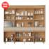 Kit Nesher Realeza 6 Portas e 3 Gavetas 500972 - Carvalho/Greige