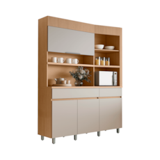 Kit Nesher Realeza - Carvalho/Greige