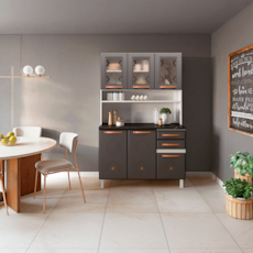 Kit Telasul Mirage New c/Vidro 815230-09T - Cinza