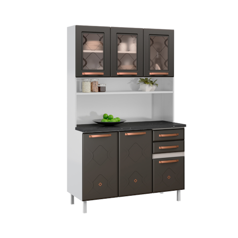 Kit Telasul Mirage New c/Vidro 815230-09T - Cinza