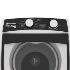 Lavadora de Roupas Mueller Energy 8Kg - Cesto Polipropileno 11 Programas de Lavagem 110V