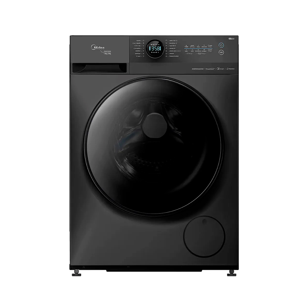 Lavadora Lava e Seca Midea MF200D13WB/GK-01 13Kg - Titanium 110V ...