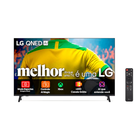 LG Smart TV 75" 75QNED73ASA QNED 4K Ultra HD - AI Processor 4K Gen8